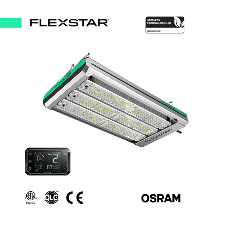 Flexstar Adjustable Light Distribution Samsung Diodes 1200 Watt 800 Watt 730 Watt Greenhouse Led Lighting