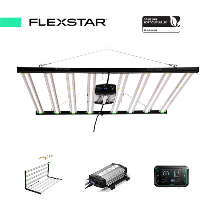 Flexstar 1000W 800W 720W 645W US/TH/CA Warehouses Smart Controller Led Grow Light Bar 800 Watt