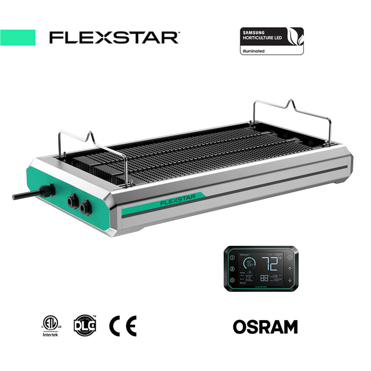 Flexstar Adjustable Light Distribution Samsung Diodes 1200 Watt 800 Watt 730 Watt Greenhouse Led Lighting