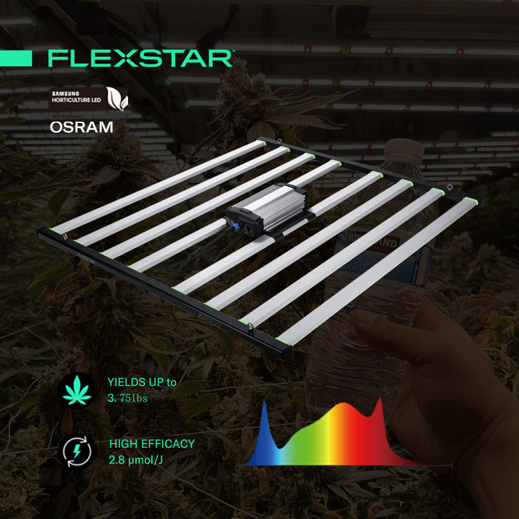 Flexstar 1000W 800W 720W 645W US/TH/CA Warehouses Smart Controller Led Grow Light Bar 800 Watt