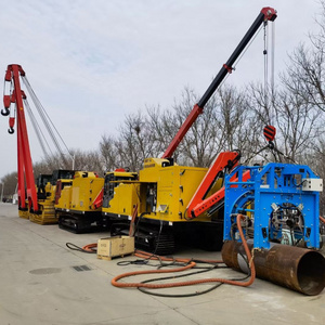 Crawler Paywelder Mobile Power Station and Welding Tractor With Side Lifting Boom