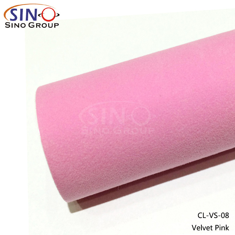 1.52x15M Auto Body Adhesive Vinyl Wrapping Film Design Velvet Suede Fabric Sticker Car Wrap