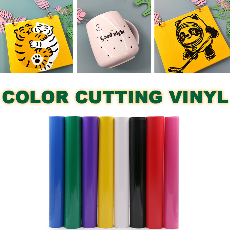 Factory Supplier Warranty 2 Years High Polymeric Wholesale Graphic Vinyl Sticker Self Adhesive Color Cutting Vinyl Rolls