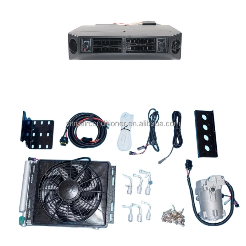 24V Motorhome Truck Electric Conditioning Car DC  Under Dash AC Kit Under Dash 12v Air Conditioner