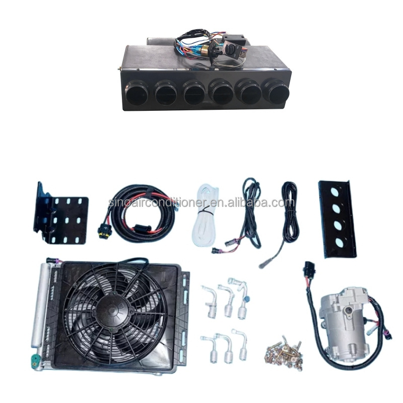 24V Motorhome Truck Electric Conditioning Car DC  Under Dash AC Kit Under Dash 12v Air Conditioner