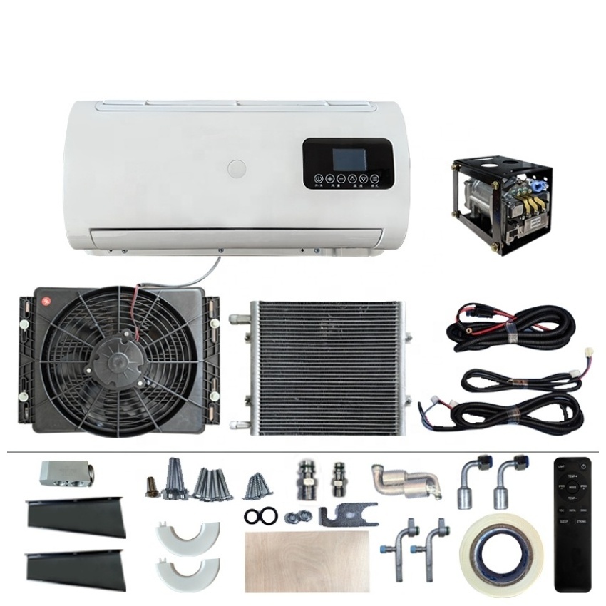 Electric conditioning 24v under dash ac kit 12v universal battery powered air conditioner for car