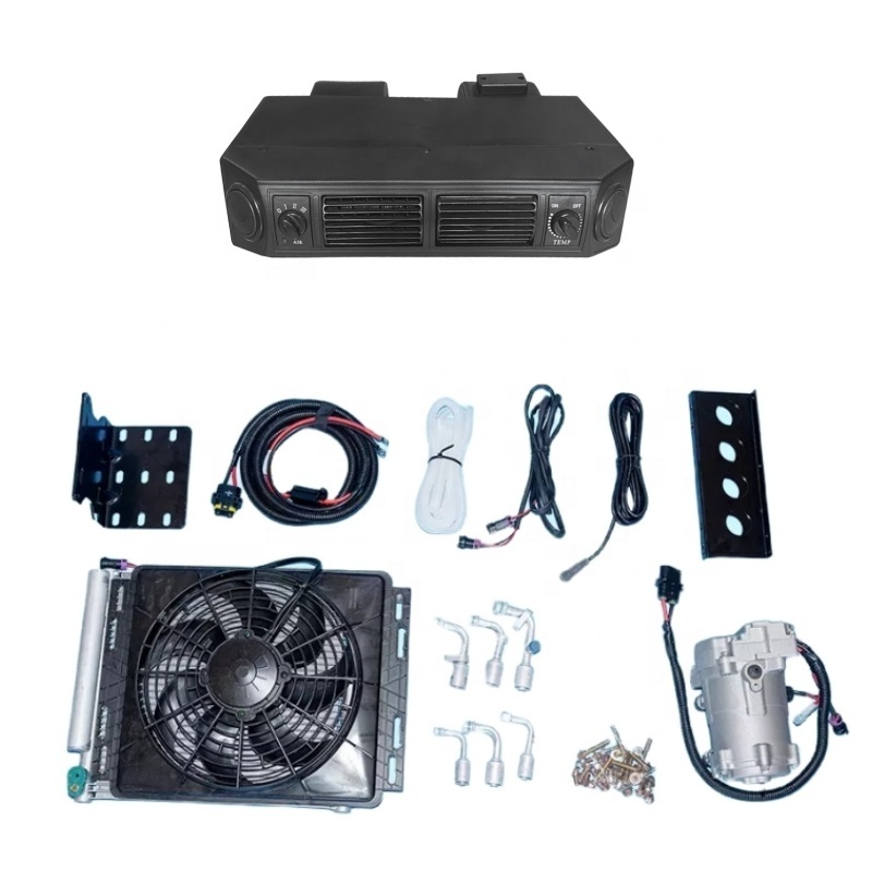 Electric 24V 12v universal air conditioning under dash ac kit 12 volt air conditioner for car