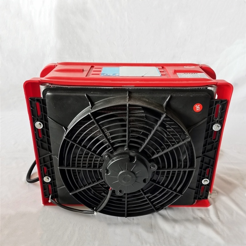 Parking cooler crane excavator 24v aircon harvester  tractor 12v dc semi truck mini split air conditioner