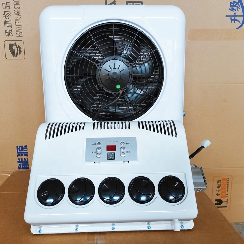 Excavator cooling AC van parking cooler 12v truck parking air conditioner 24v dc air conditioner