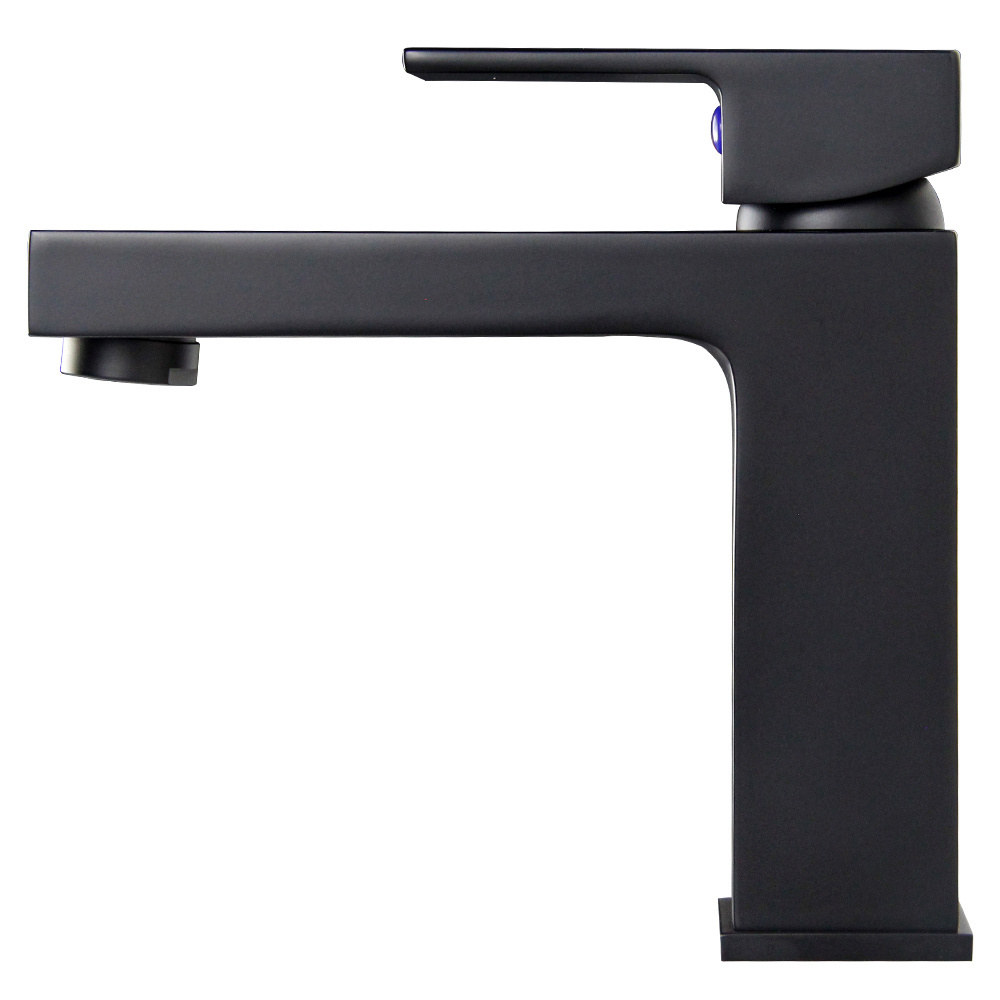 toilet  stabding hot cold anti splash matte luxury  black basin mixer faucet water tap sink faucet