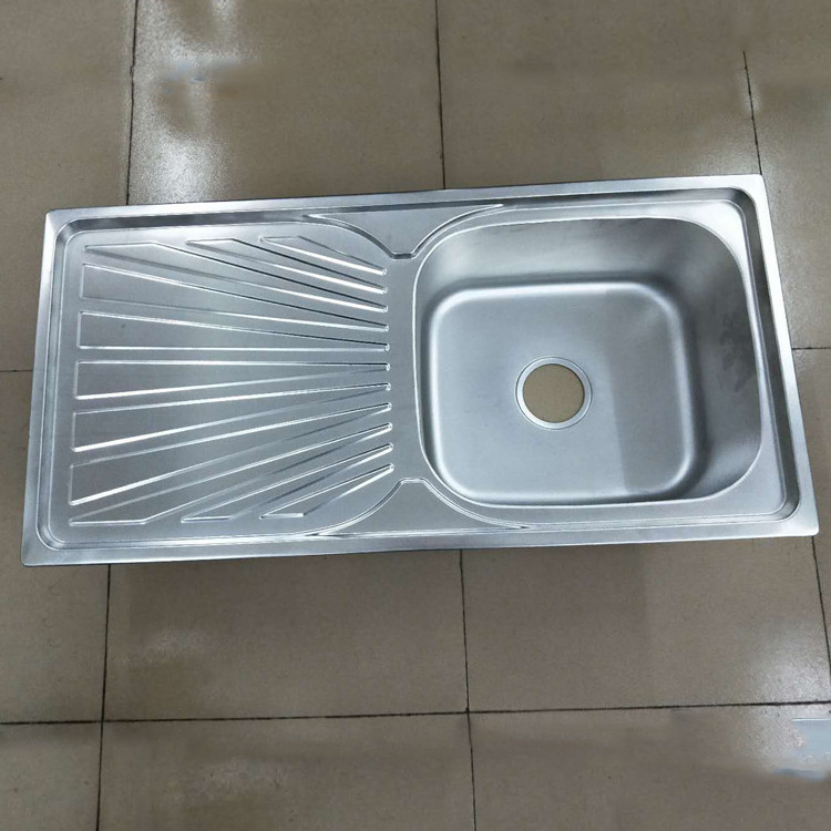 Single Bowl stainless steel kitchen faucet sink