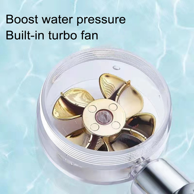 AG Turbo Filter Two-In-One Shower Head Adjustable Handheld Shower Head Pressurized Shower Head