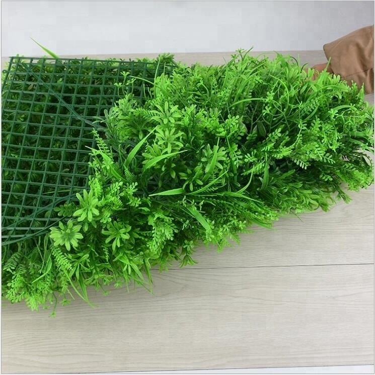 FC7501 wholesale grass wall artificial decoration turf backdrop