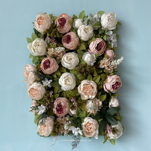 FC1001 Promotion 60*40cm artificial flower wall panels for wedding backdrop decor