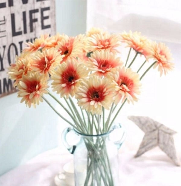 FCR115 Wholesale  artificial flowers single piece  silk african daisy