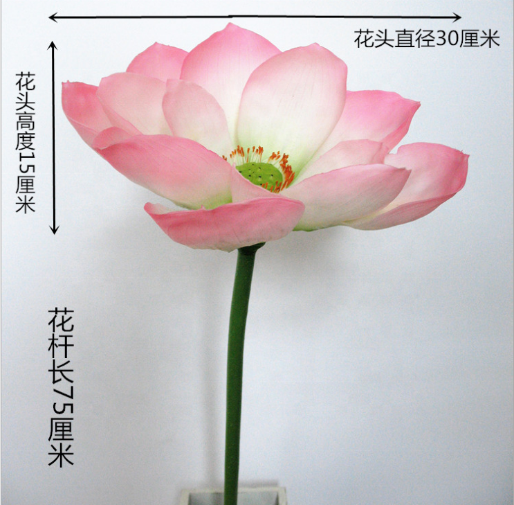 FC-R141 Home decoration lifelike real touch artificial lotus flower