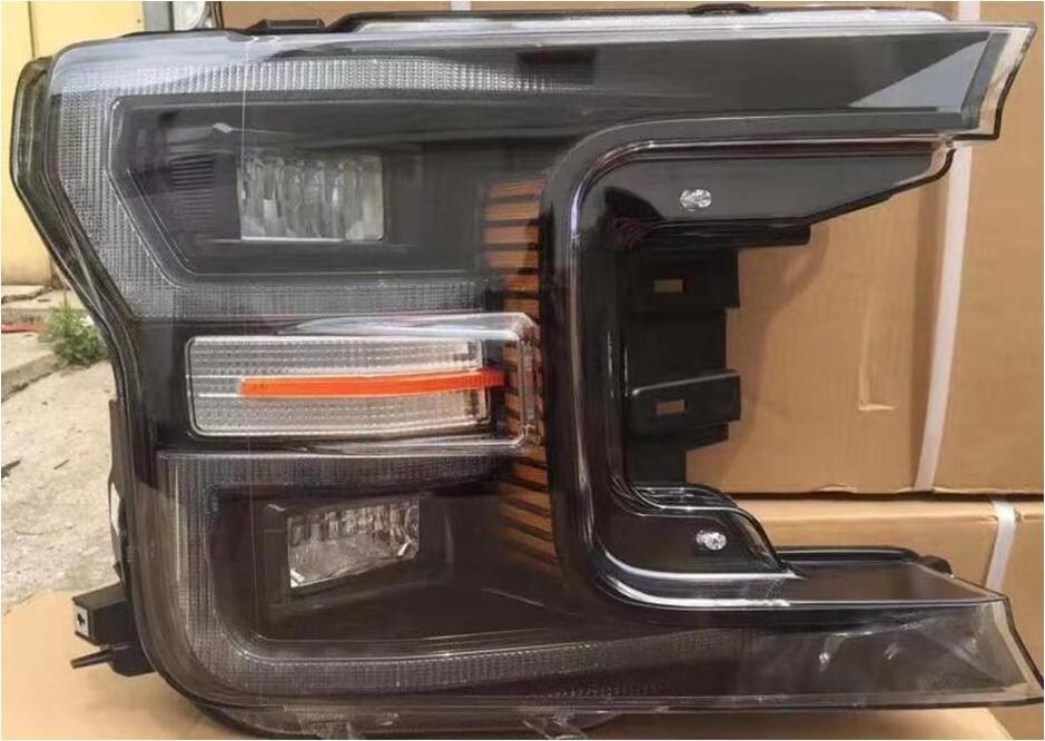 Headlamp for 2018 2019 Ford F-150 F150 FULL LED Chrome Headlight