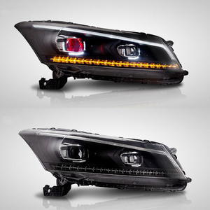 New Item Turn Signal With Sequential Indicator LED Head Lamp  FOR HONDA ACCORD 2008-2012 HEADLIGHT