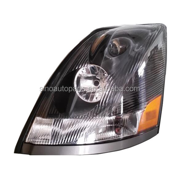 HEAD LAMP L 20496653 R 20496654 FOR 2004 VOLVO VNL Truck Headlight Black