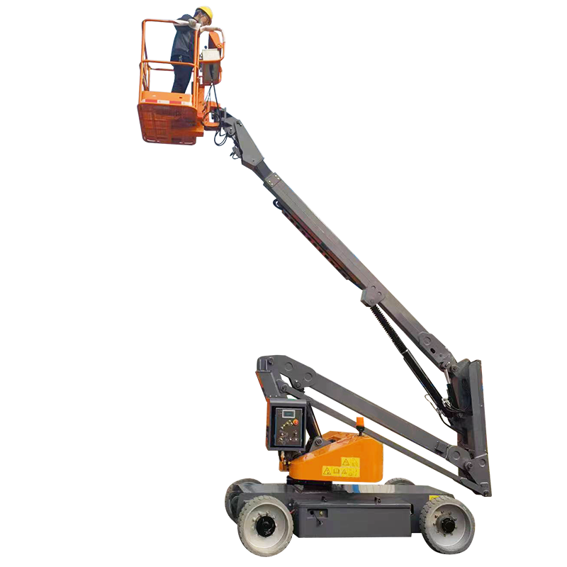 45ft 60ft Small Electric Self Propelled Boom Lift Hydraulic Manlift Articulating Telescopic Cherry Picker for Maintenance