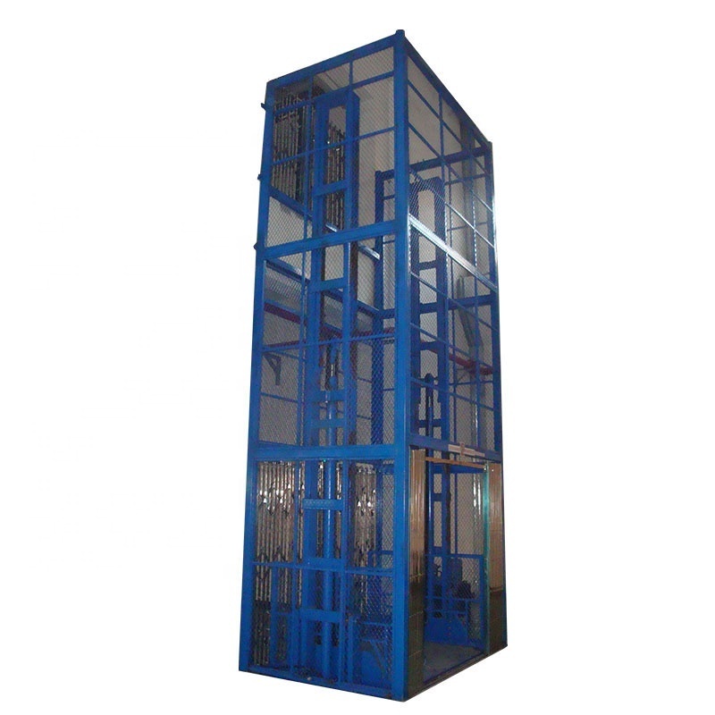 Electric small goods lift hydraulic Material lift cargo elevator wall mounted freight elevator