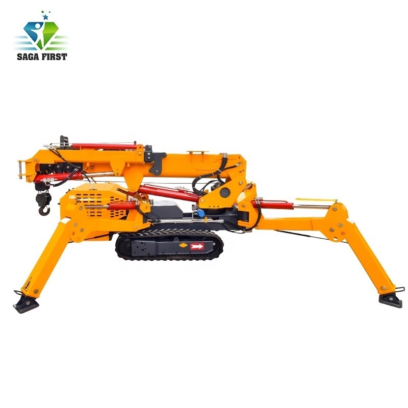 China factory 24m spider crane 3ton 5ton 8ton spider crane crawler spider crane for sale