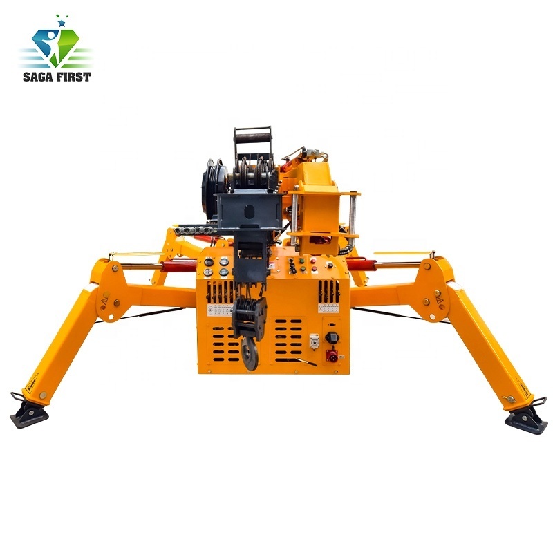 China factory 24m spider crane 3ton 5ton 8ton spider crane crawler spider crane for sale