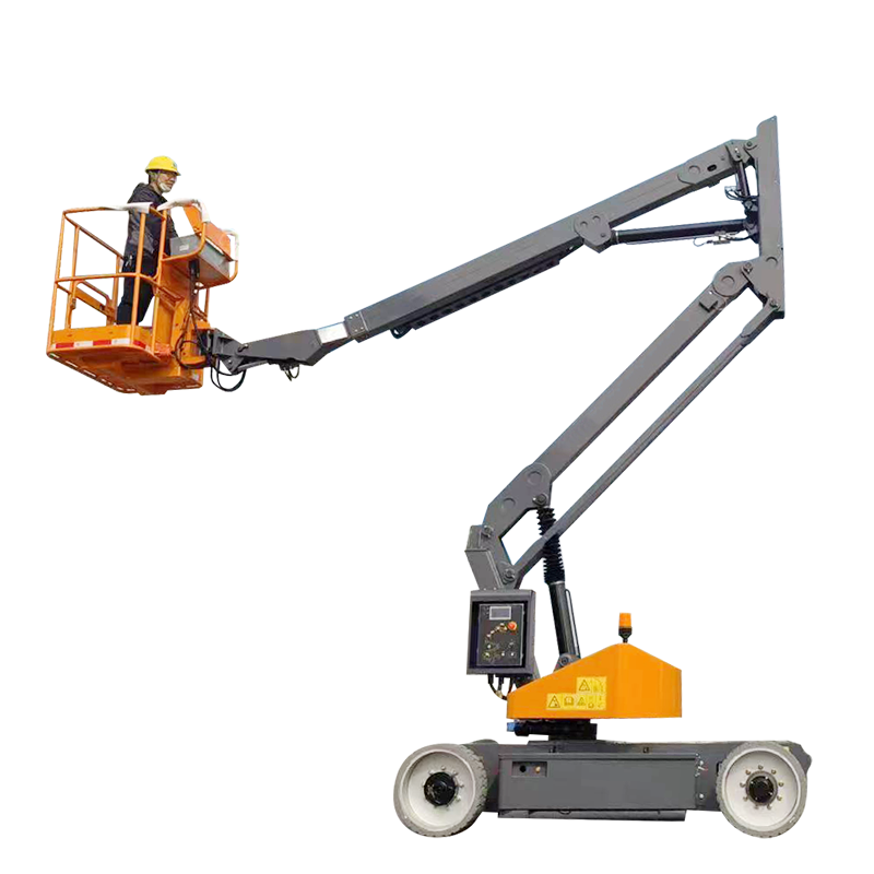 45ft 60ft Small Electric Self Propelled Boom Lift Hydraulic Manlift Articulating Telescopic Cherry Picker for Maintenance