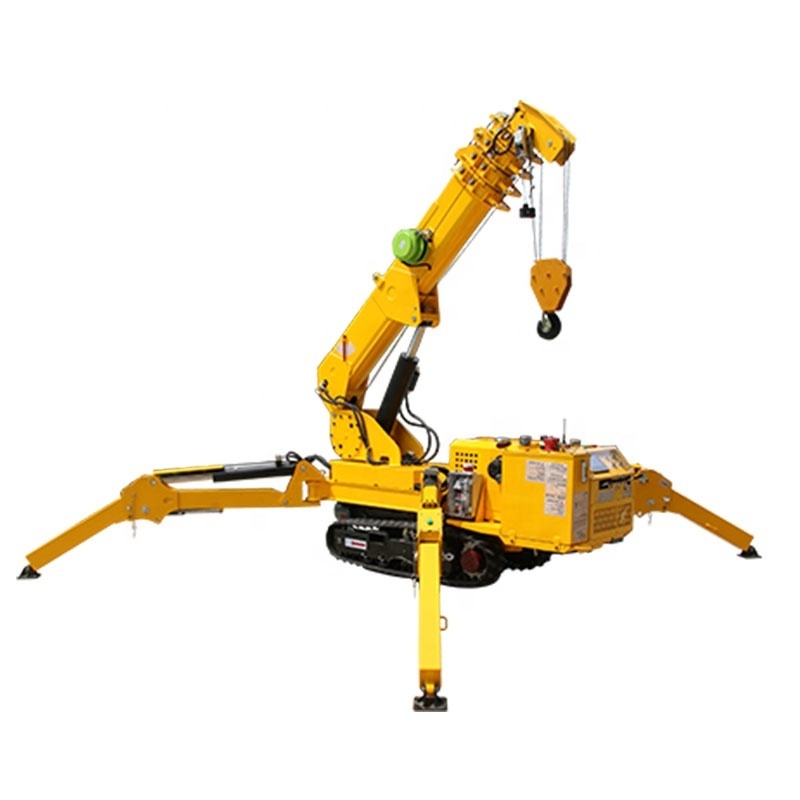 3 ton 10m 8ton 20m Truck Mounted Spider Crawler Crane for construction use