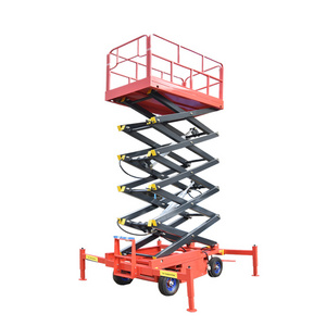 4m to 20m Hydraulic Electric Scissor Lift 6m 8m 10m 12m 14m Mobile Lifter Scaffolding Man Aerial Platform