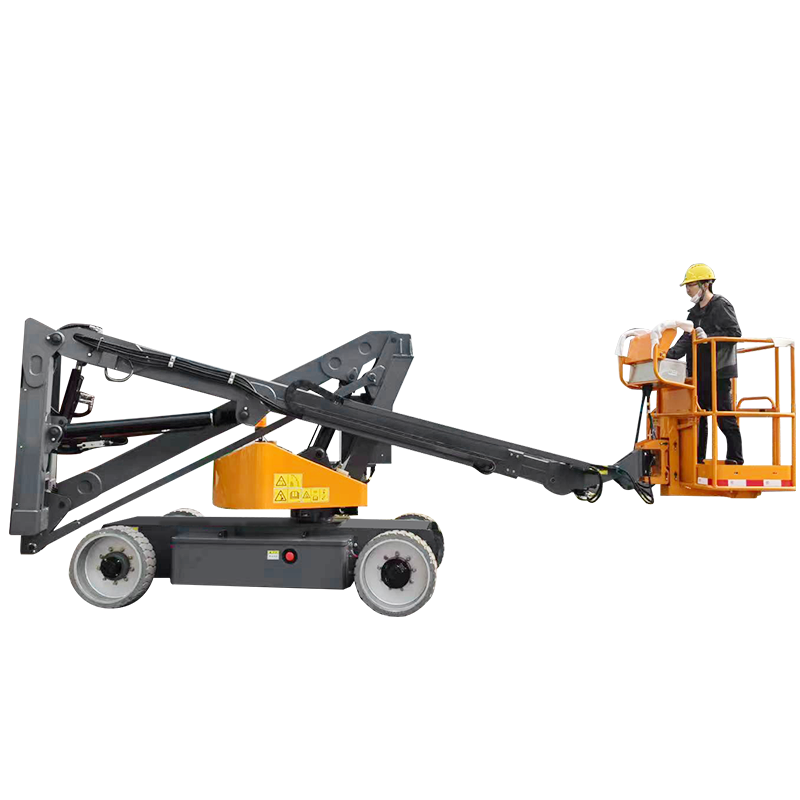 45ft 60ft Small Electric Self Propelled Boom Lift Hydraulic Manlift Articulating Telescopic Cherry Picker for Maintenance