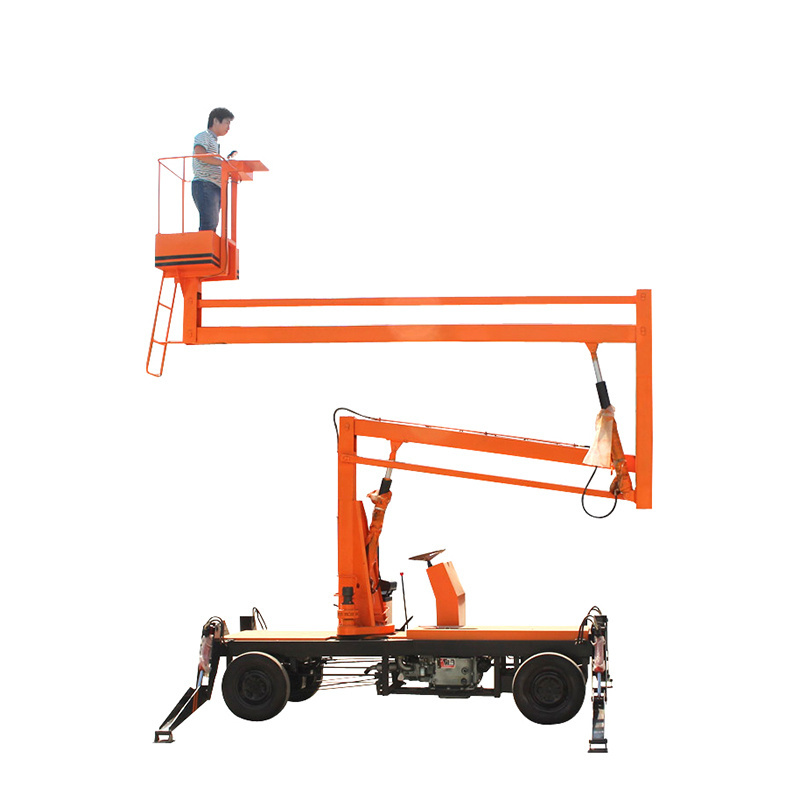 Towable Aerial Work Platform Spider Lift Cherry Picker For Sale