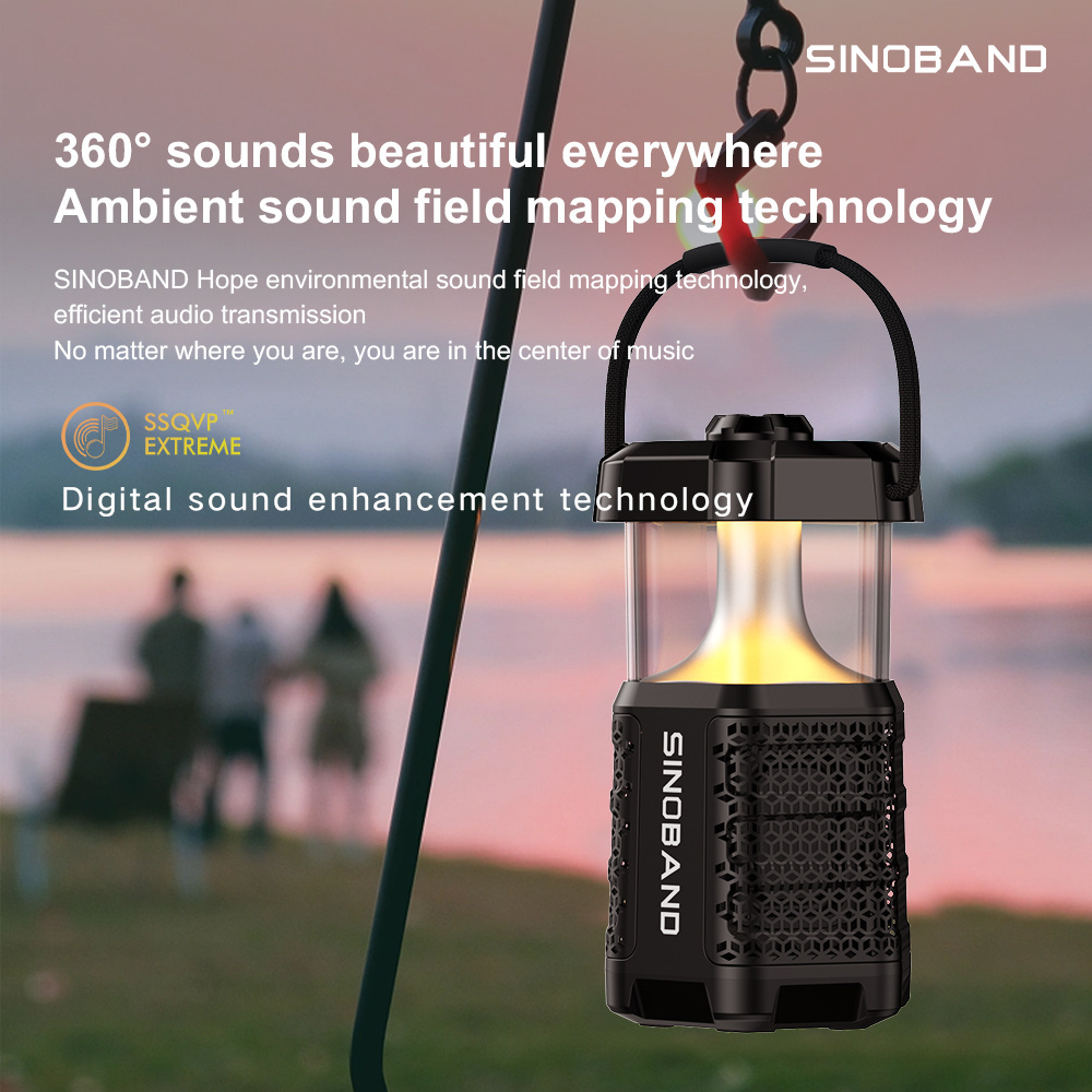 xdobo SINOBAND Rechargeable Outdoor Lantern Camping Lights Night Light and Wireless Waterproof Speaker