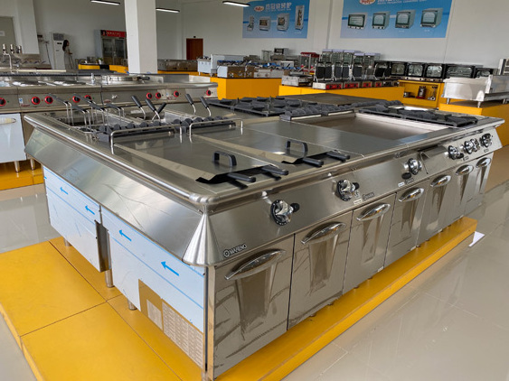 One stop Professional Kitchen Equipments Small Fast Food Equipment KFC Equipment Macdonald Fast Food Machine Set