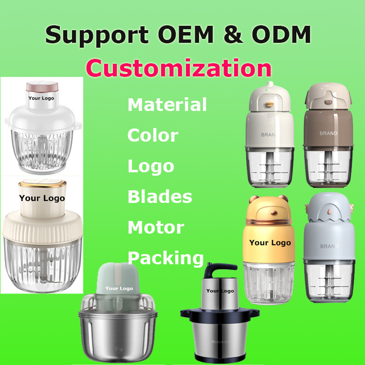 8830 Motor EMC approval 6l 1000w food processor electric mini universal food chopper mini kitchen food blender with meat grinder