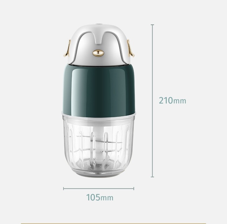 Mini Electric Multi-Function Stainless Steel Blender Food Chopper Processor for Baby Food Meat Grinding Chopping Household Use