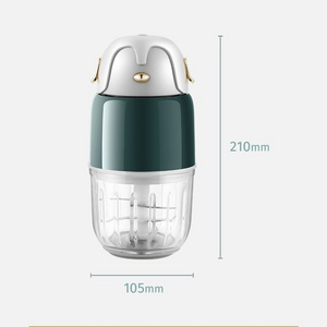 Mini Electric Multi-Function Stainless Steel Blender Food Chopper Processor for Baby Food Meat Grinding Chopping Household Use