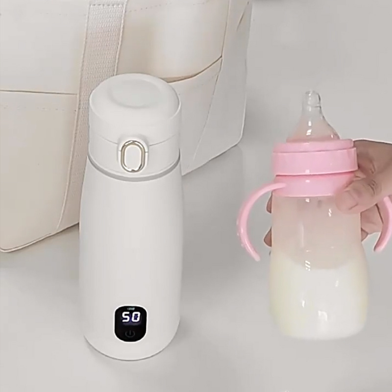 Usb battery Mini Water Warmer For Baby Formula Electronic Heating Kettle  Portable Baby Milk Warmer with Temperature Control