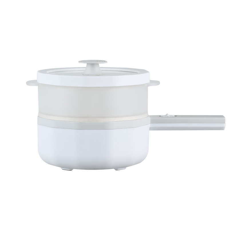 Energy-Saving Temperature- Controlled Electric Pot Non-Stick Ceramic Liner Slow Cooker with Steamer Hotels Household Use Shape