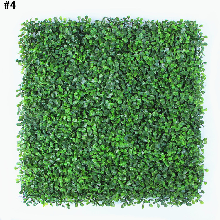 Anti-UV Plastic High Quality Artificial Hedge Boxwood Panels Green Plant Vertical Garden Wall For Indoor Outdoor Decoration