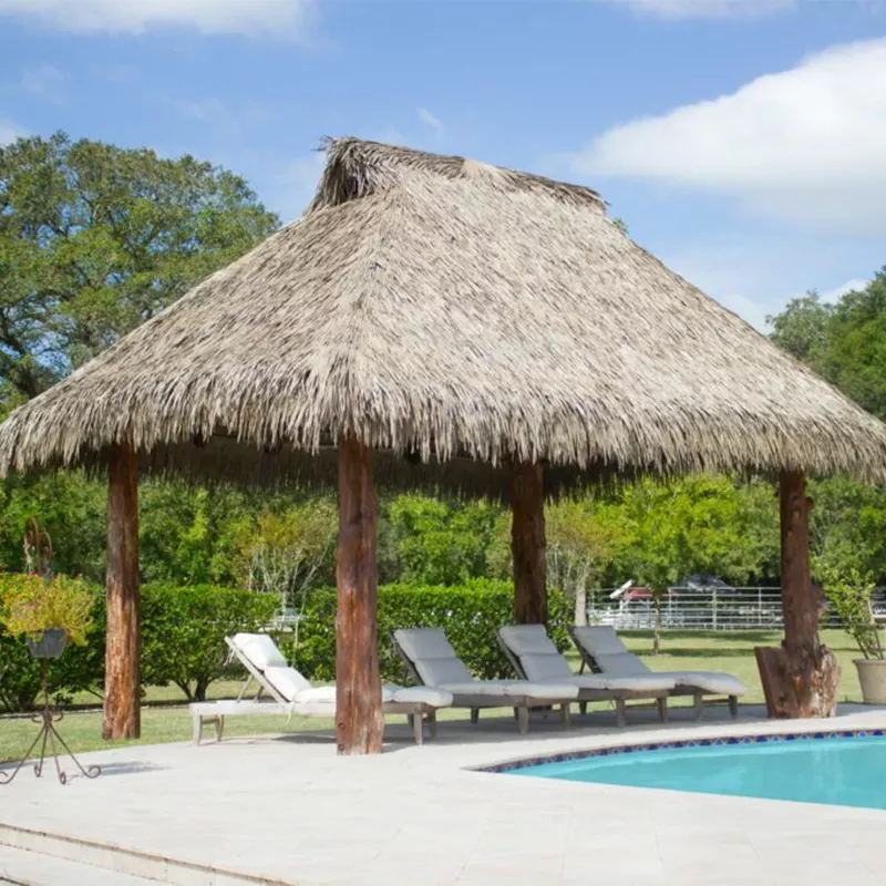 Gazebo Roof Thatched Beach Umbrella Thatch African Reed Thatch