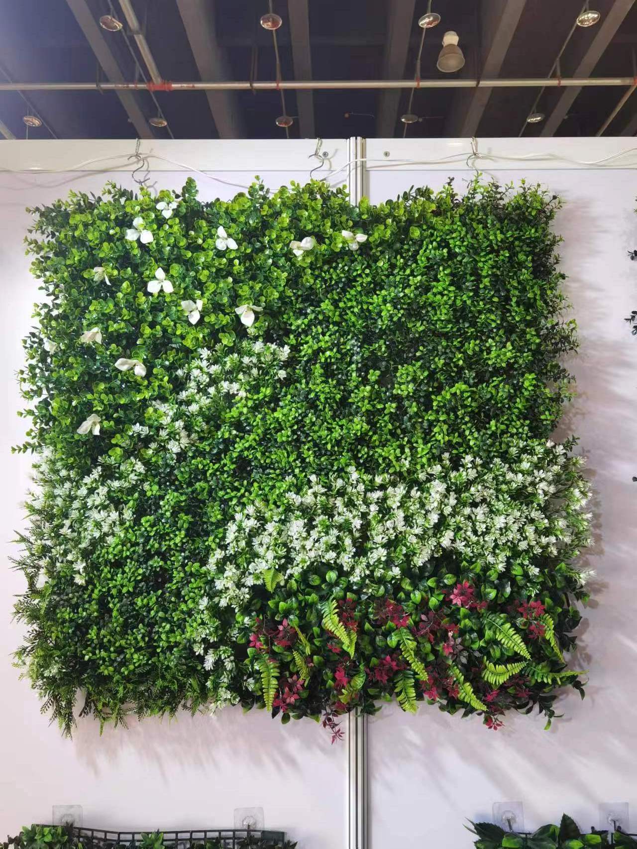 Artificial green grass wall panel backdrop for wedding decor/decoration