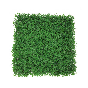 Artificial boxwood grass wall panels topiary hedge plant UV protection green backdrop for decorating gardens