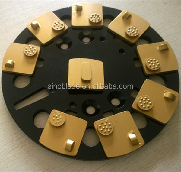 husqvrana Switch Plate With Diamond Grinding Blocks For Concrete Marble Granite Grinding