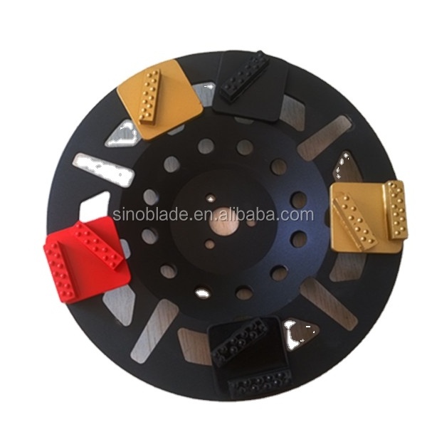 husqvrana Switch Plate With Diamond Grinding Blocks For Concrete Marble Granite Grinding