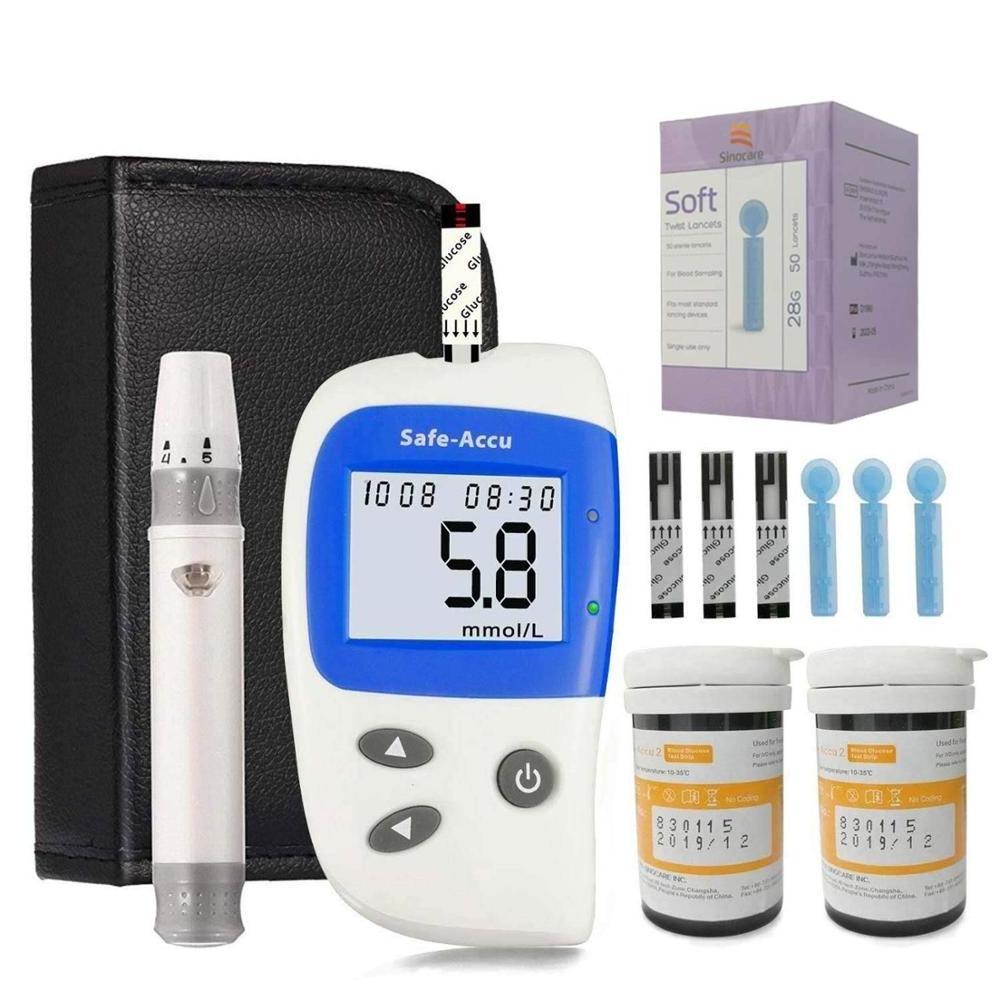 Sinocare Non Invasive Blood Glucose Meter With Test Strips Blood Sugar Monitor Digital Glucometer Diabetic Test Strips