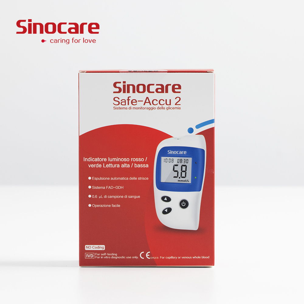 Sinocare Non Invasive Blood Glucose Meter With Test Strips Blood Sugar Monitor Digital Glucometer Diabetic Test Strips