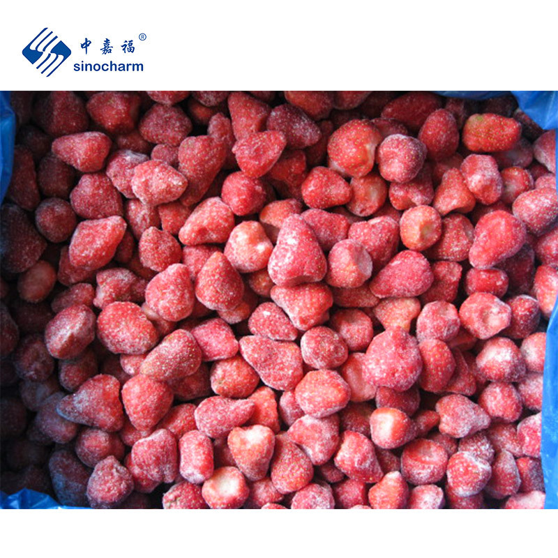 Sinocharm New Crop Season Organic Frozen Fruits Frozen Strawberry IQF Whole Strawberry