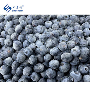 Sinocharm HACCP Frozen Fruits Manufacture Wild Cultivated Wholesale Price 1kg IQF Frozen Fresh Sweet Organic Blueberry