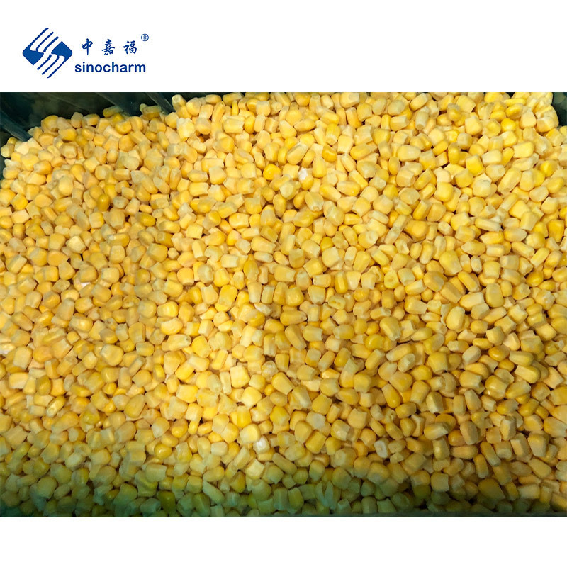 Sinocharm New Season Brix 10-13 IQF Frozen Sweet Corn Kernel Frozen Sweet Corn